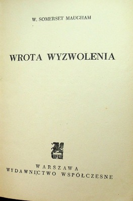 Wrota wyzwolenia ok 1935 r