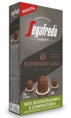 Kapsułki SEGAFREDO NESPRESSO ESPRESSO CASA 10szt