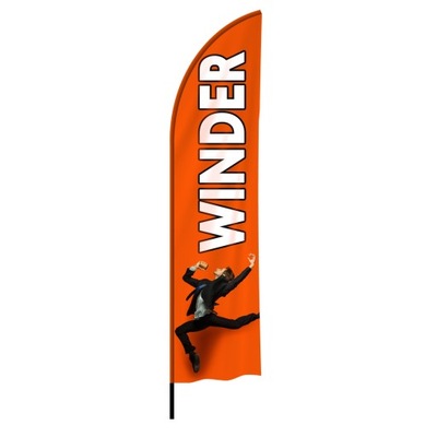 Winder Beach flaga reklamowa 60x270cm BEZ MASZTU