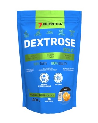 Dekstroza proszek 7nutrition Dextrose Gold smak pomarańczowy 1000 g