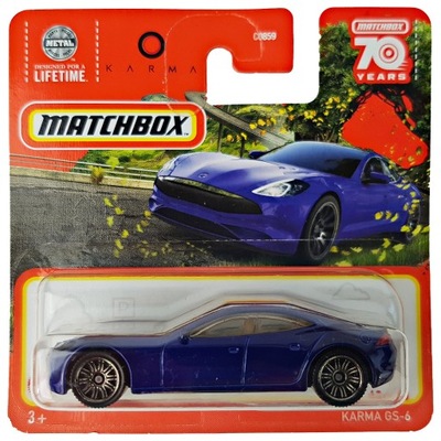 Matchbox Fisker Karma Gs-6 niebieski