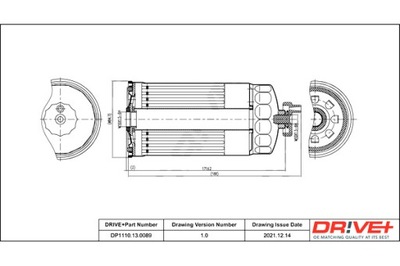 DRIVE+ FILTRAS DEGALŲ AUDI DIESEL 1.9 95-00 A4 B 5 