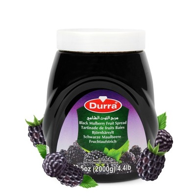 DŻEM MORWOWY KONFITURA Z OWOCU CZARNEJ MORWY 2KG DURRA MULBERRY JAM