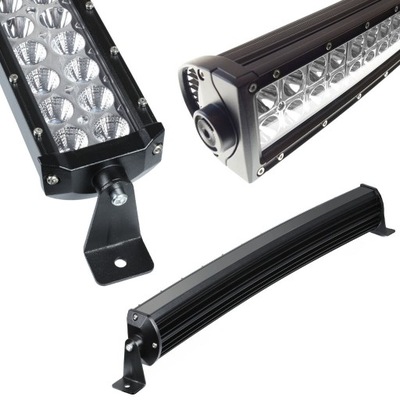 FARO EN FUNCIONAMIENTO DE LARGO ALCANCE PODLUZNA 80CM LUK 60XLED CREE! 12V 24V 180W POTENCIA  