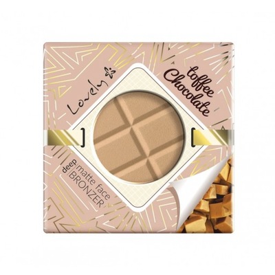 LOVELY Toffee Chocolate Bronzer matowy czekolada