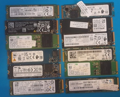 Markowy Szybki Dysk SSD 256GB m.2 NVME 2280 Samsung Sk Hynix WD