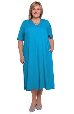Niebieska letnia sukienka 48