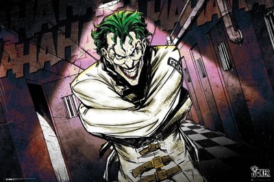 Plakat na ścianę DC Comics Joker Asylum 91,5x61 cm
