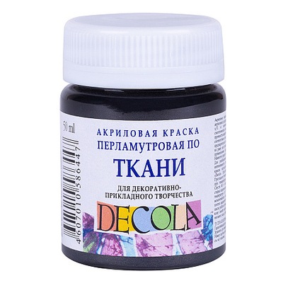 Farba Do Tkanin Decola 50 ml Black