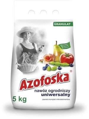 Nawóz Azofoska 5 kg GRANULOWANA!