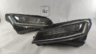Skoda superb 3 рестайлинг  full led левый правый фара фара фото №1