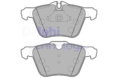 DELPHI КОЛОДКИ ТОРМОЗНЫЕ ПЕРЕД JAGUAR S-TYPE II XF I XF II XF