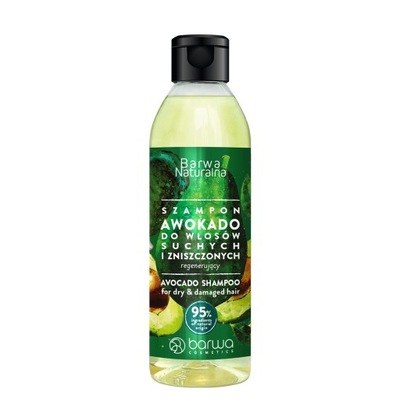 Barwa Naturalna szampon regenerujący 300ml Awokado