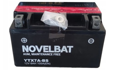 BATERÍA NOVELBAT YTX7A-BS CBTX7A-BS 6AH 105A  