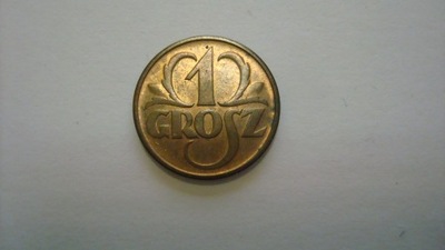 Moneta 1 grosz 1935 stan 1