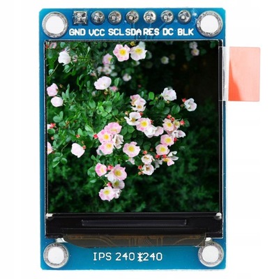 MODUŁ WYŚWIETLACZ LCD IPS 240X240 3.3V ARDUINO
