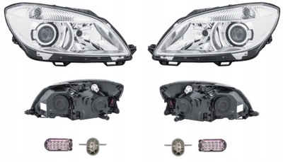 Фара skoda fabia 5j roomster 10- l+p hella фото №1