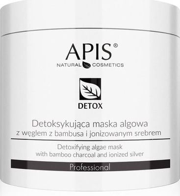 APIS Detox Maska algowa z węglem i srebrem