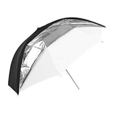 Parasolka GODOX UB-006 czarno srebrno biała 84cm