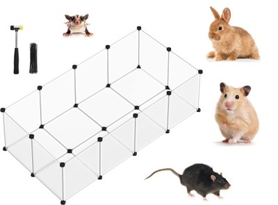 Wybieg Kojec Klatka dla Małych Zwierząt 143x73x46