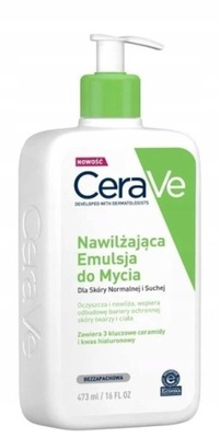 CeraVe Nawilżająca Emulsja do Mycia ciała skóra normalna i sucha 473ml