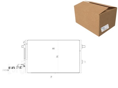 CONDENSADOR DE ACONDICIONADOR C3006- S40 V5004- - 1.6D 1.6I16V 2.0D 2.0I16V  