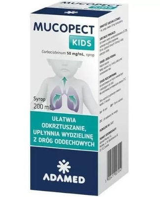 Mucopect Kids 50 mg/ml syrop 200 ml
