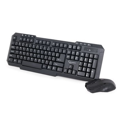 Gembird | Desktop Set | KBS-WM-02 | Keyboard and Mouse Set | Wireless | Mou