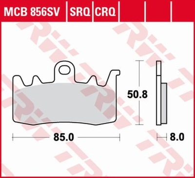 TRW LUCAS ZF TRINKELĖS STABDŽIŲ KH630 CARBON RACING BMW R 1200R/RS '14-'18, S 