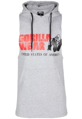 Bezrękawnik z Kapturem Treningowy Na Siłownie GORILLA WEAR ROGERS