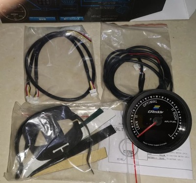 GREDDI ТУРБИНЫ BOOST GAUGE 7 KOLORÓW МОНИТОР LCD НАПРЯЖЕНИЕ МАСЛА TE~22970