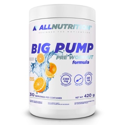 ALLNUTRITION BIG PUMP PRE WORKOUT 420G POMARAŃCZA PRZEDTRENINGÓWKA ENERGIA