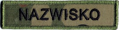 NAME PATCH NAZWISKO wz 2010 US-22 Naszywka 931R