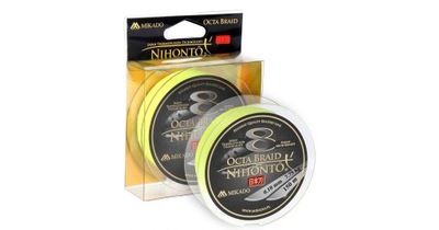 Mikado - PLECIONKA - NIHONTO OCTA BRAID - 0.14mm/10.15kg/150m - FLUO ŻÓŁTA