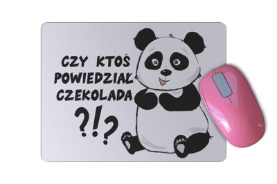 Podkładka pod mysz myszkę miś PANDA śmieszna