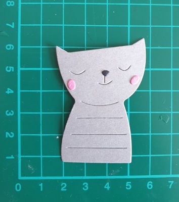 Scrapki papierowe zwierzęta kot kotek