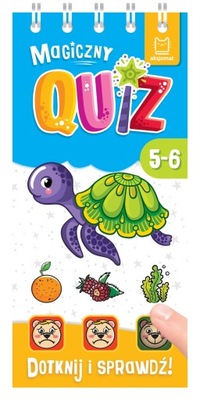 Magiczny quiz z żółwikiem Dotknij i sprawdź! 5-6 + Aksjomat