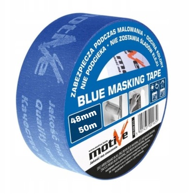 Taśma malarska 48mm/50m BLUE MASKING TAPE MOTIVE