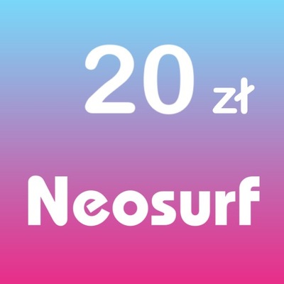 Neosurf 20 zł Voucher, 20 PLN