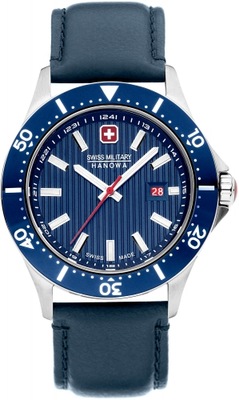 Zegarek męski SWISS MILITARY SMWGB2100607 granatowy sportowy