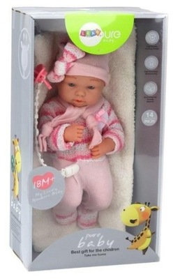 Lalka bobas ubranko w paski