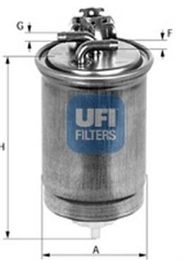 ФИЛЬТР ТОПЛИВА UFI 24.415.00