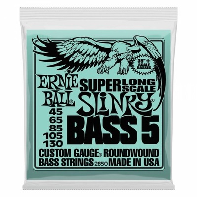 Struny do gitary basowej 45-130 Ernie Ball 2850 Super Long Scale Slinky