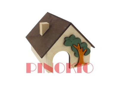 Pinokio Domek dla chomika duży P-09