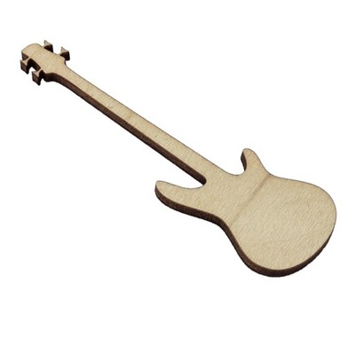 Gitara do Decoupage ze Sklejki 3 mm - 3cm, 10 sztuk