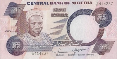 Nigeria - 5 Naira - 2002 - P24 - St.1