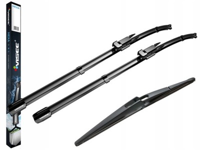 WIPER BLADES VISEE FOR MERCEDES GL M R FRONT + REAR  