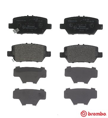 ZAPATAS DE FRENADO PARTE TRASERA REAR ACURA ACURA/HONDA  