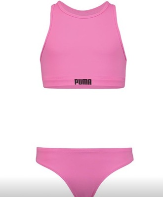 Strój Kąpielowy Puma Racerback Bikini dziewczynka Roz.152 różowy