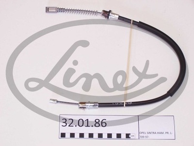 CABLE BRAKES OPEL SINTRA 97- RIGHT 32.01.86 LINEX CABLES LINEX 32.01.86  